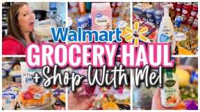 WALMART SHOP WITH ME + GROCERY HAUL | FAMILY OF 5 WEEKLY HAUL | GROCERY HAUL WITH MEAL PLAN