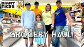Giant Tiger Grocery Haul! Family Shopping! Police Surprise!😅