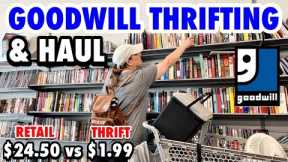 HOME DECOR THRIFT SHOPPING AT GOODWILL + THRIFT HAUL & see how I style my finds • $1.99 YES PLEASE!