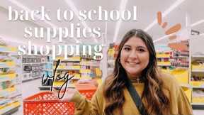 back to school supplies shopping vlog 2022!!! *except not for myself*