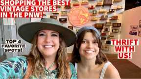 WHY SHOPPING ANTIQUE MALLS CAN STILL BE THRIFTING! | Thrift With Us! | New Store Grand Opening!