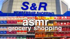 ASMR Grocery Shopping (silent vlog) at S&R Commonwealth ~ shop with me! 🛒 │ Prica Luna