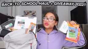 BACK TO SCHOOL SUPPLIES HAUL 2022 + GIVEAWAY!!