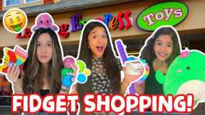 $10 VS $1000 FIDGET SHOPPING CHALLENGE AT LEARNING EXPRESS TOYS!
