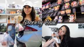 come grocery shopping with me! | cooking, target run, cleaning fridge, ride with me