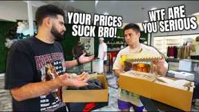TROLLING SNEAKER RESELLERS, THEN SPENDING $2,000 AT THEIR STORE! *COMMON HYPE GRAND OPENING*