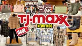 NEW FINDS‼️ TJ MAXX FALL SHOPPING DESIGNER HANDBAGS SHOES SWEATHER & MORE | TJMAXX SHOP WITH ME 2022