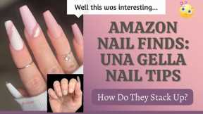Affordable Gel Tip Kit From Amazon?! 😧 Testing Out Una Gella Nail Tips