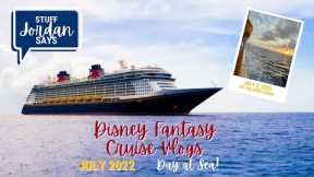 ON THE OPEN OCEAN - DAY AT SEA! JULY 2022 DISNEY FANTASY CRUISE VLOGS