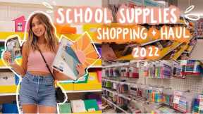 SCHOOL SUPPLIES SHOPPING + HAUL *college 2022* 📝