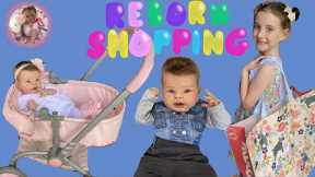 SHOPPING with NEW REBORN for BABY CLOTHES and TOYS!