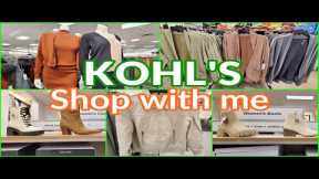 KOHL'S WOMEN'S FALL CLOTHING SHOP WITH ME CLOTHES BOOTS