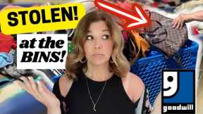 I turned my back & it was gone! Drama at the Goodwill Outlet & 50 lb haul!