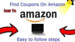 How To Find Coupons On Amazon