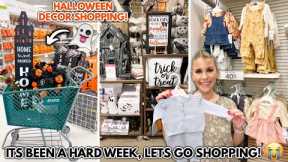 Its been a hard week.. 😭 | Shopping For BABY w/ Baby Clothing Haul | Fall + Halloween Decor Shopping