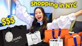 NO BUDGET SHOPPING SPREE IN NEW YORK CITY!! *he agreed to this??