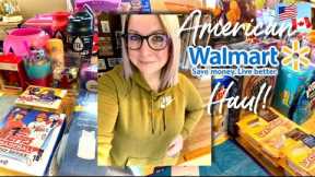Walmart Grocery Haul! Almost $600 Canadian Dollars Spent In An American Walmart!