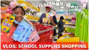 VLOG Back to SCHOOL SHOPPING + HAUL | Back to SCHOOL SUPPLIES SHOPPING 2022 | KeairaJay