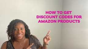 How to get discount codes for Amazon products