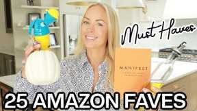 25 AMAZON MUST HAVES!  BEST BUYS for HOME, CLEANING + KIDS THINGS I BUY ON AMAZON 2022