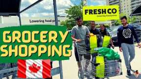 GROCERY SHOPPING IN CANADA with FAMILY | FRESHCO