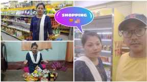 Groceries shopping Kiya with husband 🤩❣️|TD family vlogs|