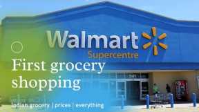 First grocery shopping | Walmart shopping | Burnaby | canada
