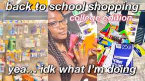 COLLEGE back to school shopping 2022: school supplies haul! (freshman year)