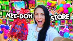 FIDGET TOY SHOPPING at the NEE DOH STORE!🤑💰*Extreme NO BUDGET Challenge*