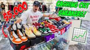 CASHING OUT A RARE SNEAKER COLLECTION! *$5,000 Buyout for our Sneaker Store*