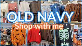 OLD NAVY WOMEN'S CLOTHES SHOP WITH ME FALL CLOTHING FINDS HALLOWEEN CLOTHES