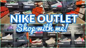 NIKE OUTLET STORE SHOP WITH ME SNEAKER SHOE SHOPPING