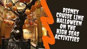 Halloween on The High Seas Activities | Disney Fantasy Vlog