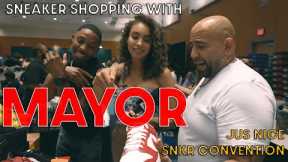 I WENT SNEAKER SHOPPING with MAYOR at the Jus Nice Snkr Convention