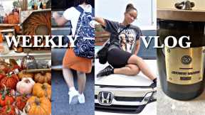WEEKLY VLOG: first day of school , new car, fall decor shopping, family picnic