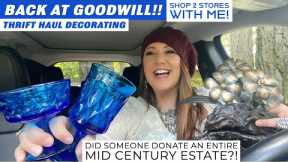 BACK AT GOODWILL! | Goodwill Haul | Thrift With Me | Decorating On A Budget | Thrift Haul