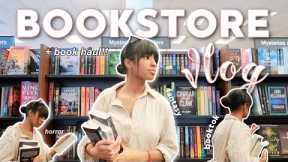 book shopping at barnes & nobles +  book haul!! 🍂 ~BOOKSTORE VLOG~ (romance, horror, & booktok)