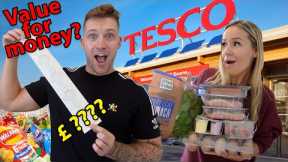 GUESS HOW MUCH our Weekly FOOD SHOP is at TESCO! finding the best value for money supermarket!