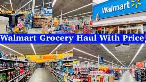 Grocery Shopping Haul At Walmart Canada 🇨🇦 Shop With Me !