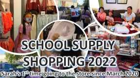 School Supply Shopping 2022 ║Sarah's 1st Time in Stores in 29 months ║Josh&Sarah ║HalukayTV