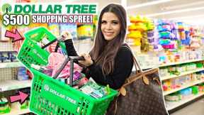 I WENT ON A $500 SHOPPING SPREE AT DOLLAR TREE! *I have no regrets*