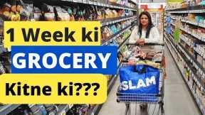 Real Canadian Grocery Shopping | 1 week Grocery in Canada 🇨🇦