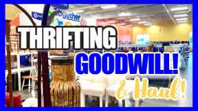 GOOD PRICES AT GOODWILL! THRIFT WITH ME & HAUL | THRIFT SHOPPING FOR HOME DECOR, VINTAGE, & RESALE!