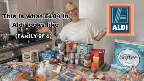 HUGE GROCERY SHOPPING HAUL | £104 IN ALDI | FAMILY OF 6  SHOPPING HAUL | Victoria Chic