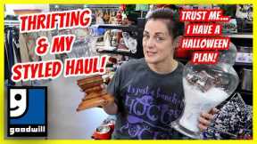 Goodwill Thrift Shopping & Haul With a Plan for Halloween, TRUST ME!