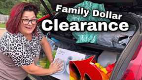 FAMILY DOLLAR SHOPPING!!! END OF SUMMER CLEARANCE EVENT + HIDDEN  KITCHEN CLEARANCE + CLOTHES!!!🔥