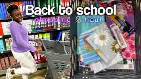 SCHOOL SUPPLIES SHOPPING VLOG & HAUL | college student necessities | Back to school shopping 2022 📚✨
