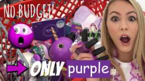 NO BUDGET (PURPLE ONLY) SHOPPING SPREE! 💜