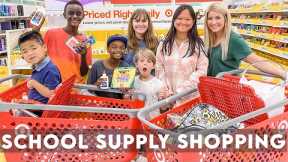 BACK TO SCHOOL SHOPPING HAUL! // School Supplies for 7 kids!