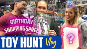 Birthday Shopping Spree w/ Ethan Page, The Bunny & Charlie • That 80's Toy Shop • Toy Hunt Vlog